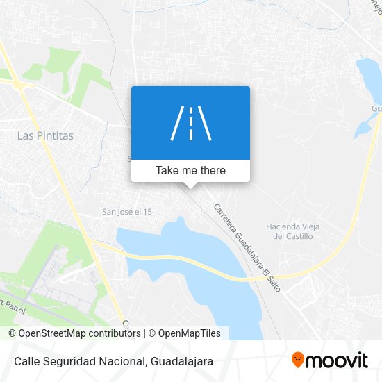 Calle Seguridad Nacional map