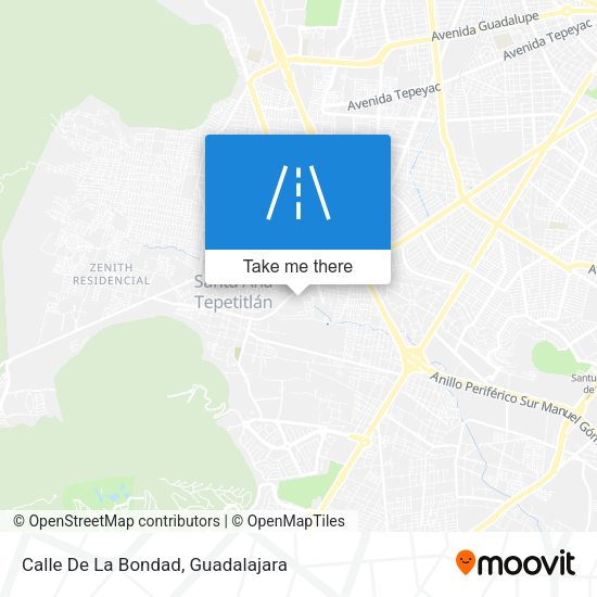 Calle De La Bondad map