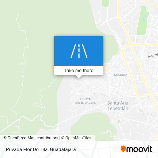 Privada Flor De Tila map