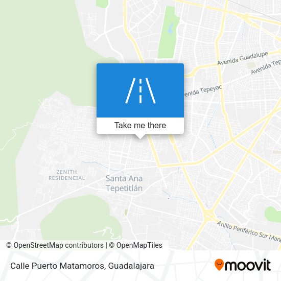 Calle Puerto Matamoros map
