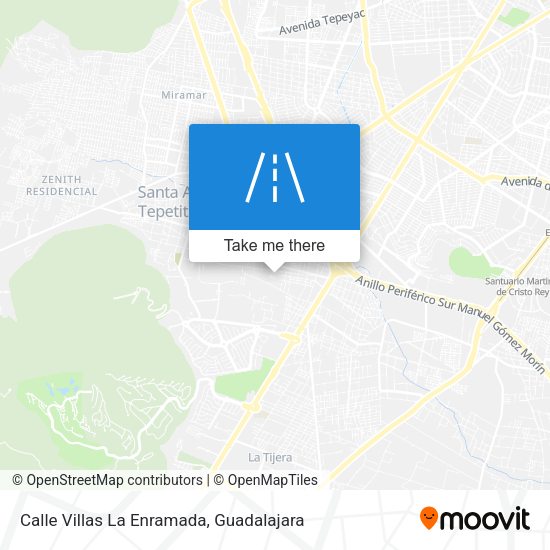 Calle Villas La Enramada map