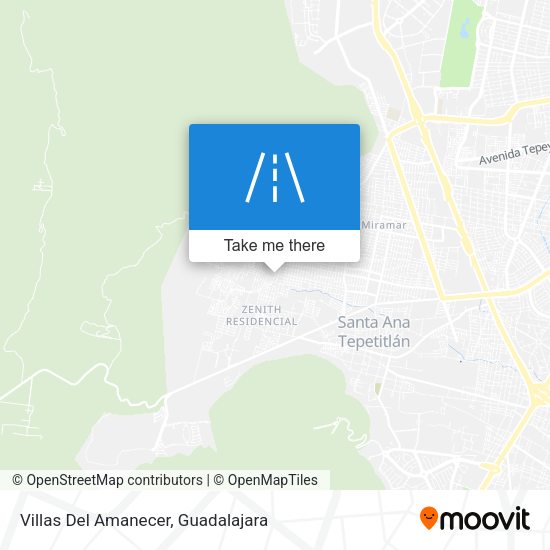 Villas Del Amanecer map