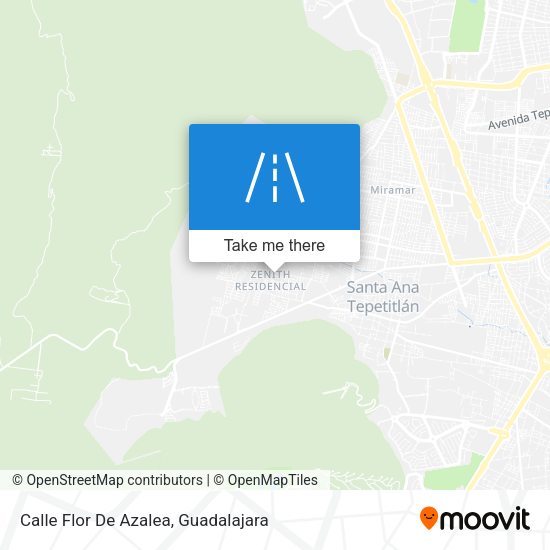 Calle Flor De Azalea map