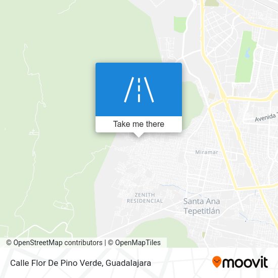 Calle Flor De Pino Verde map
