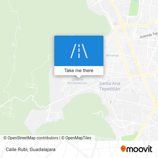 Mapa de Calle Rubi