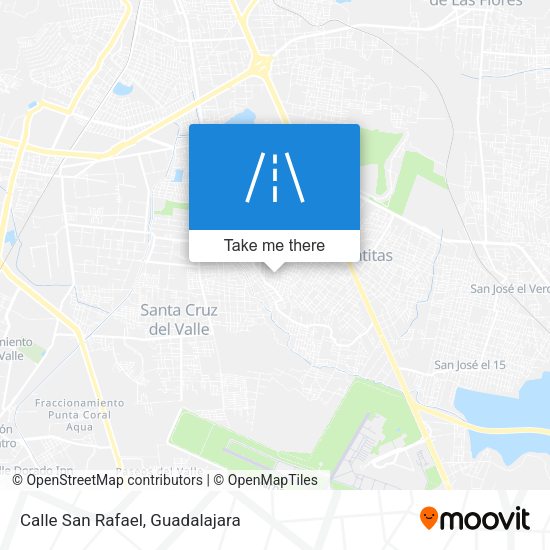 Calle San Rafael map
