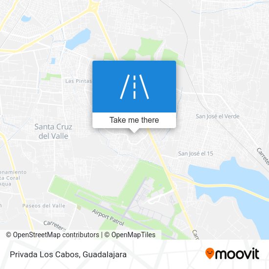 Mapa de Privada Los Cabos