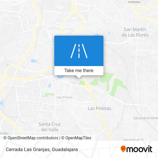 Cerrada Las Granjas map