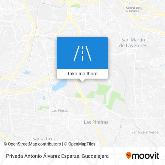 Mapa de Privada Antonio Álvarez Esparza