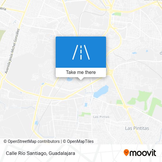Mapa de Calle Río Santiago