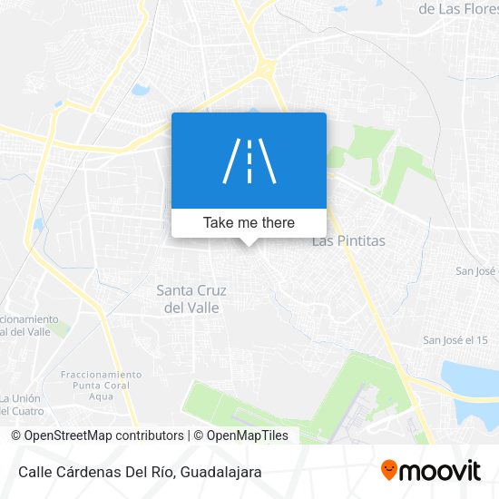 Mapa de Calle Cárdenas Del Río