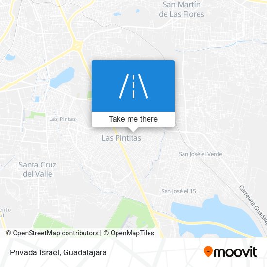 Mapa de Privada Israel