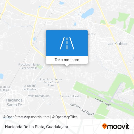 Hacienda De La Plata map