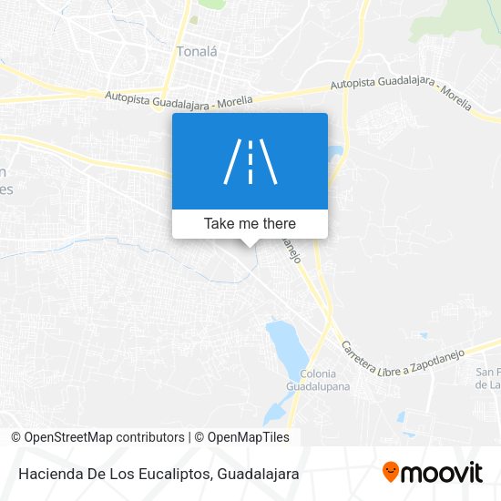 Mapa de Hacienda De Los Eucaliptos