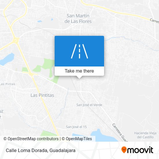 Calle Loma Dorada map