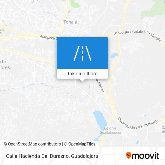 Calle Hacienda Del Durazno map