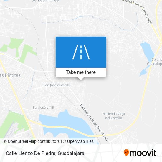 Calle Lienzo De Piedra map