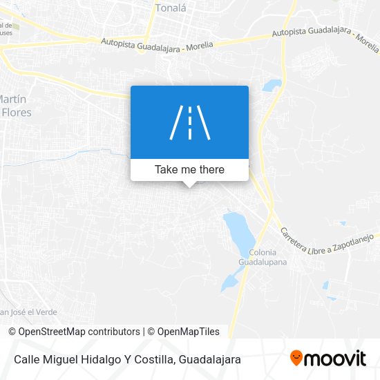 Calle Miguel Hidalgo Y Costilla map