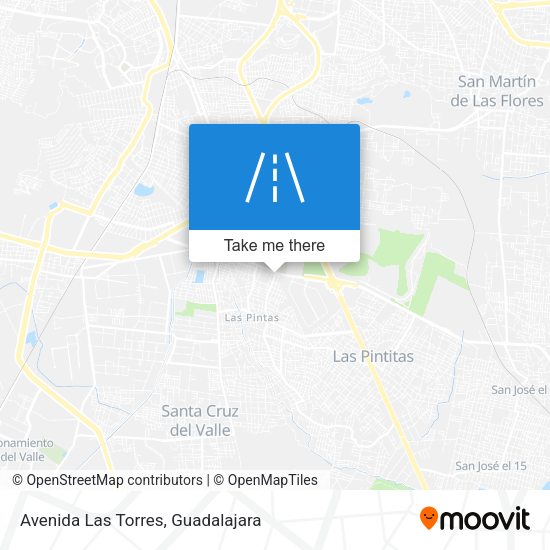 Mapa de Avenida Las Torres