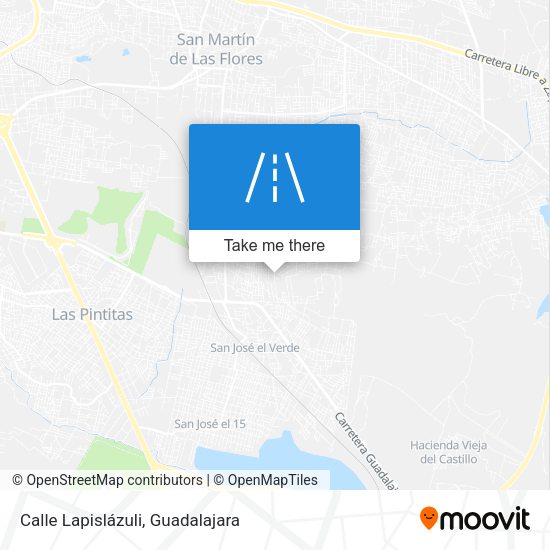 Calle Lapislázuli map