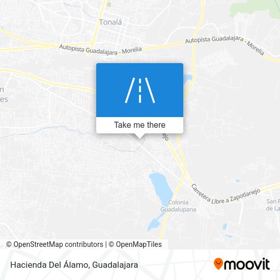 Hacienda Del Álamo map
