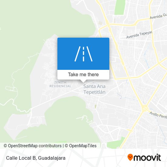 Mapa de Calle Local B