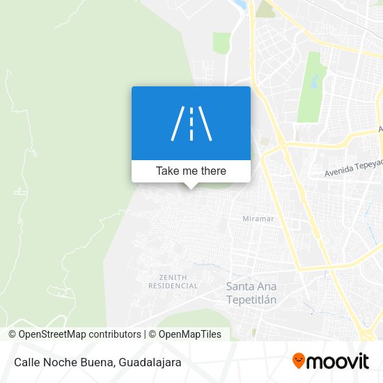 Mapa de Calle Noche Buena
