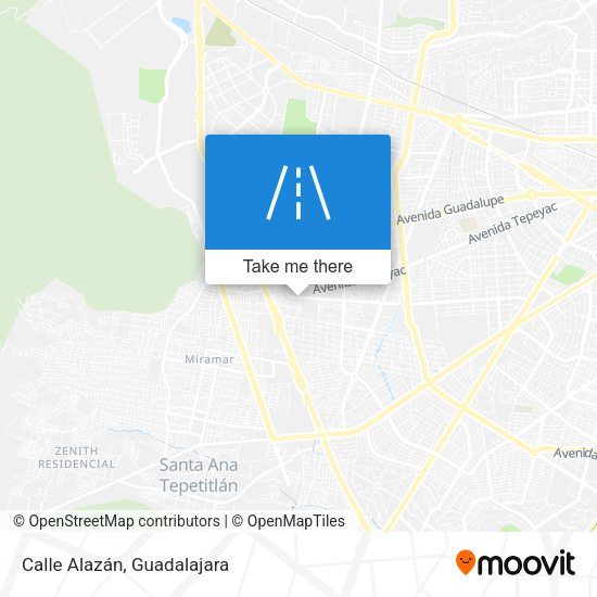 Calle Alazán map