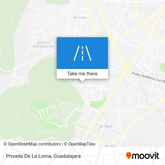 Privada De La Loma map