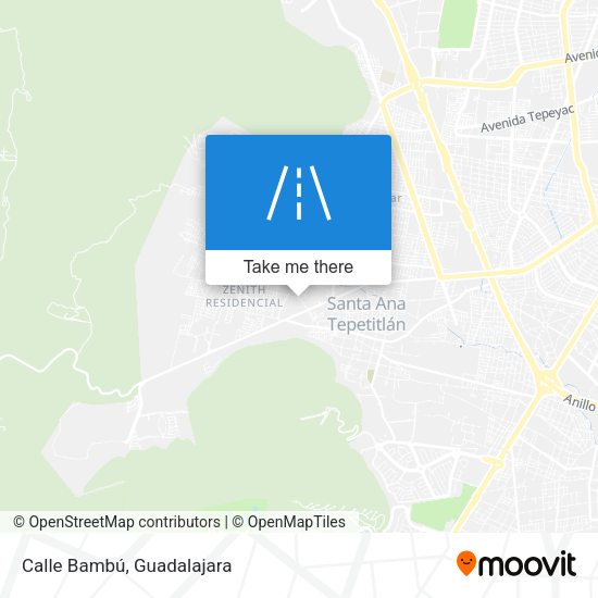 Mapa de Calle Bambú