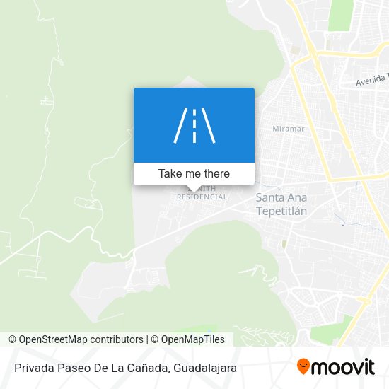 Privada Paseo De La Cañada map