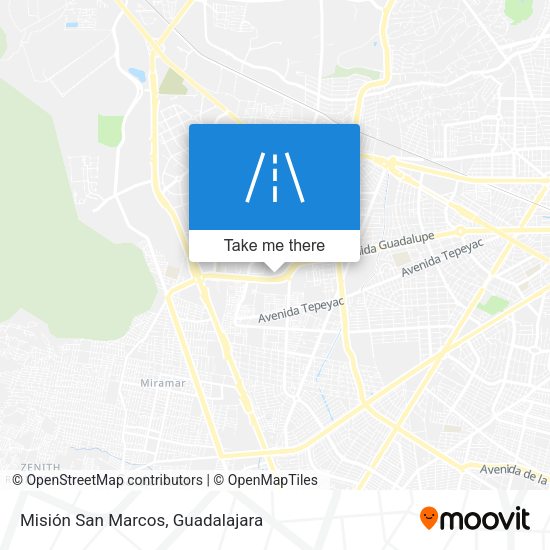 Misión San Marcos map