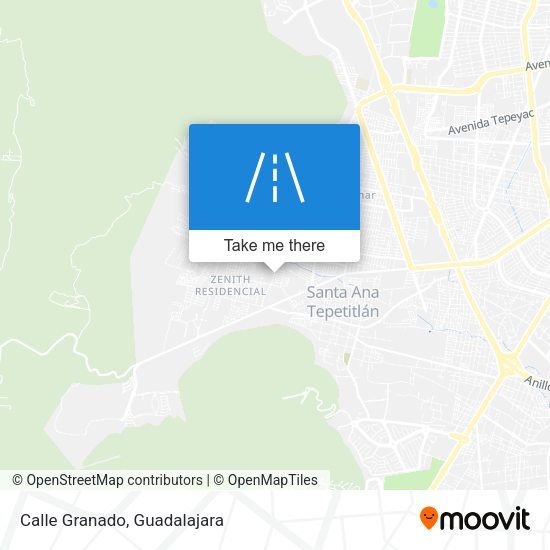 Mapa de Calle Granado