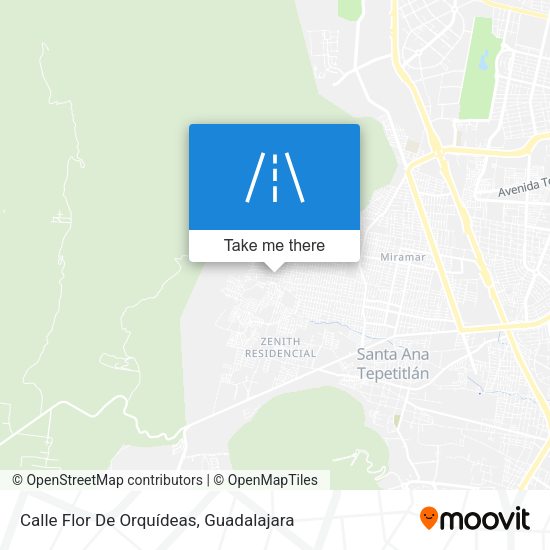 Calle Flor De Orquídeas map