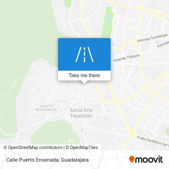 Calle Puerto Ensenada map