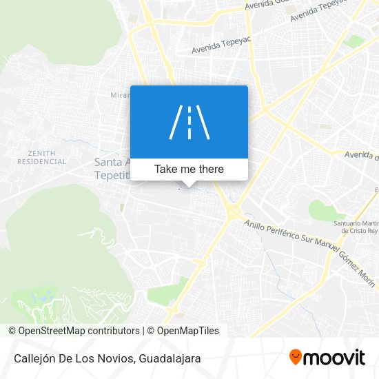 Callejón De Los Novios map