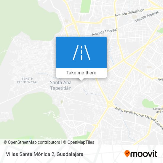 Mapa de Villas Santa Mónica 2