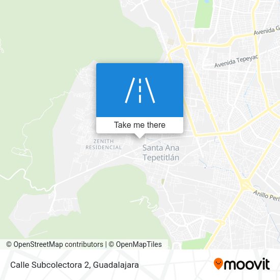 Mapa de Calle Subcolectora 2