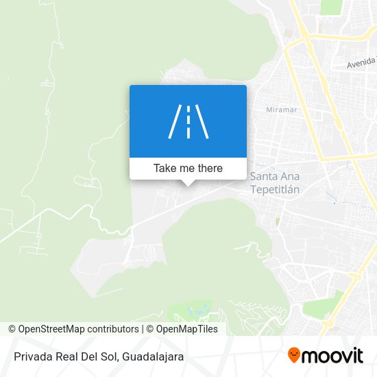 Mapa de Privada Real Del Sol