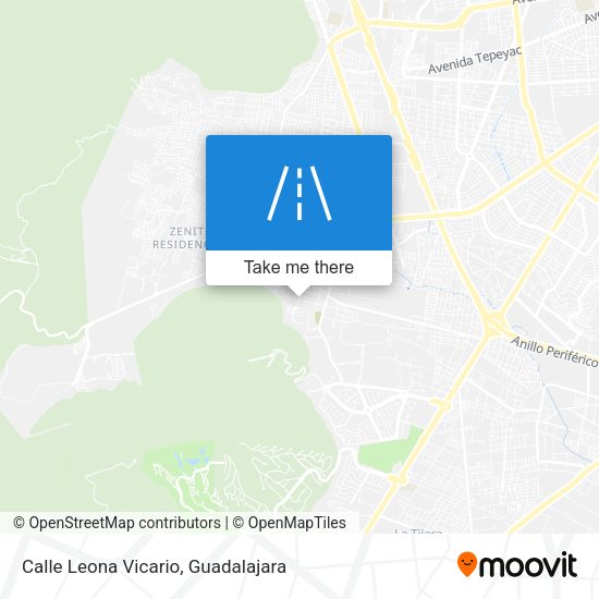 Calle Leona Vicario map