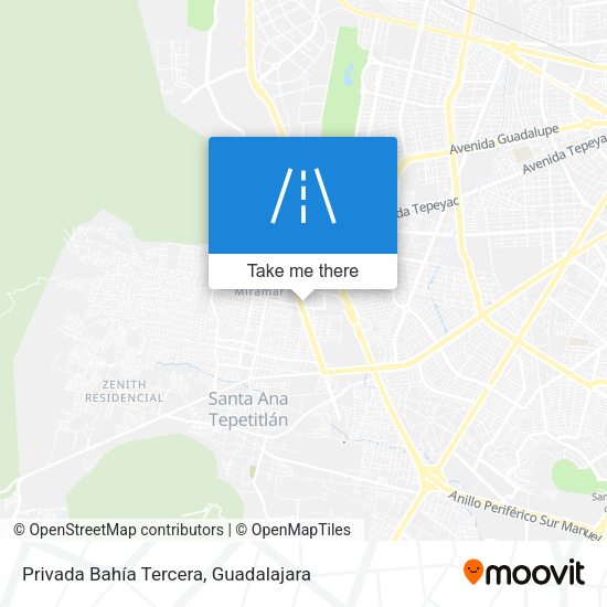 Privada Bahía Tercera map