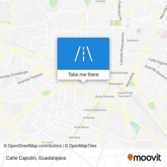 Calle Capulín map