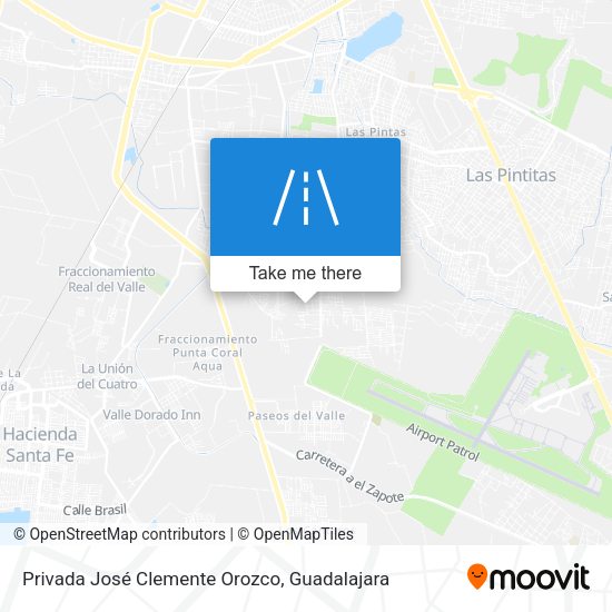 Privada José Clemente Orozco map