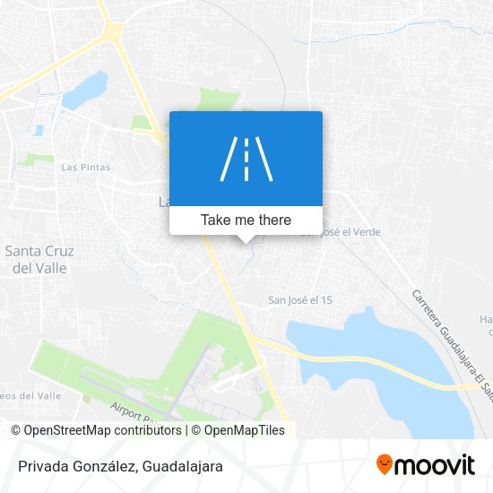 Privada González map