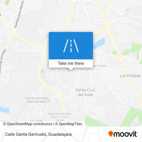 Calle Santa Gertrudis map