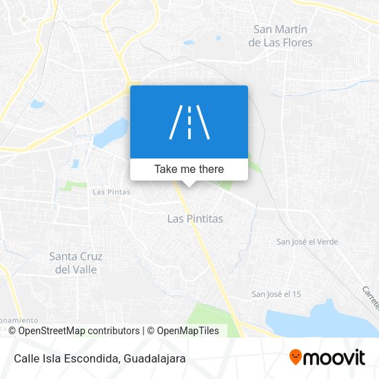 Calle Isla Escondida map