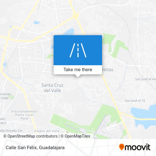 Calle San Félix map