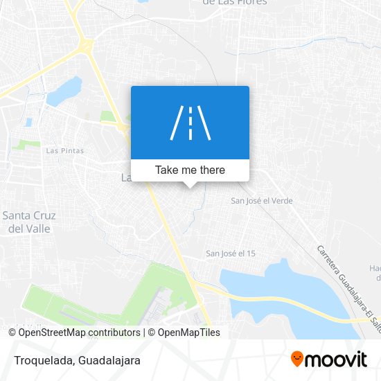Mapa de Troquelada