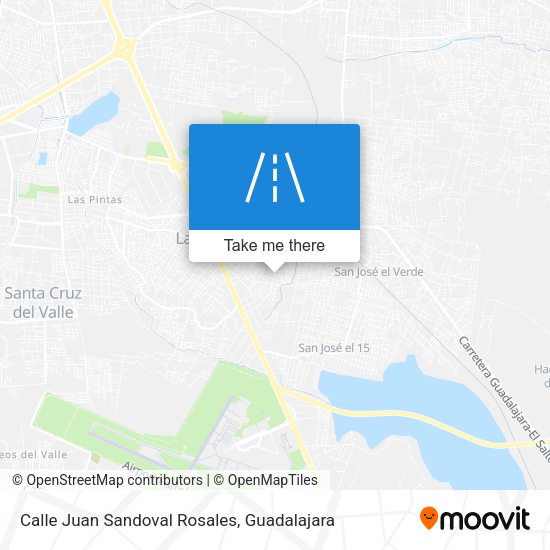 Calle Juan Sandoval Rosales map