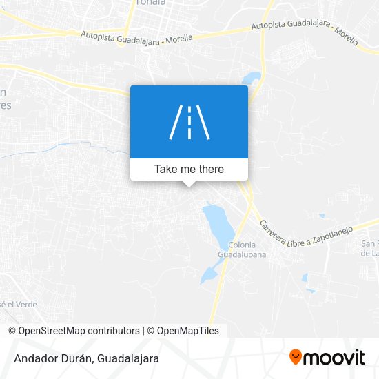 Andador Durán map